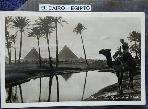 Antigua Postal De El Cairo Egipto 0