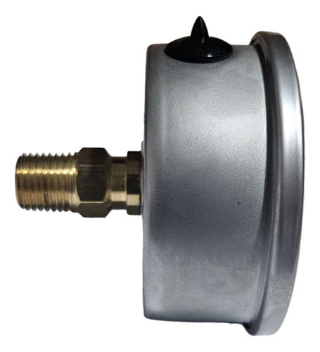 Ceni Manometro 63mm Post 1/4npt, Inox Con Glicerina 0-6 Bar/Psi 1