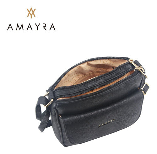 Amayra Backpack 67.C2237 with Double Closure, Pockets, and Flap 1