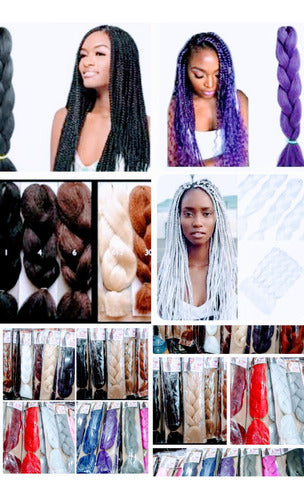 Pelo Para Trenzas Africanas 6 Paquetes Por Precio Publicado 1