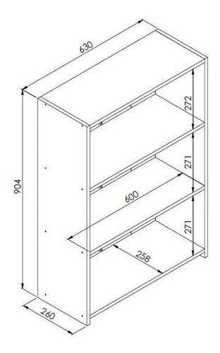 Delta Colchones Y Muebles Multi-Purpose 3-Shelf Organizer 1