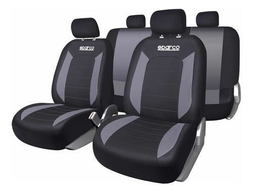 Sparco Universal Seat Cover Black and Gray Polyester 0