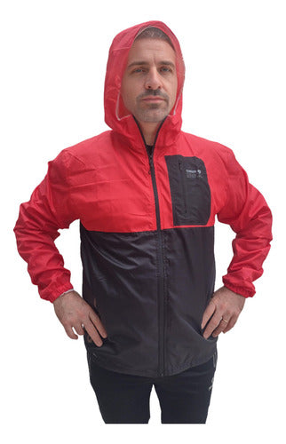 Tensor Campera Rompeviento Hombre Ropa Deportiva Bolsillos Reflex 1