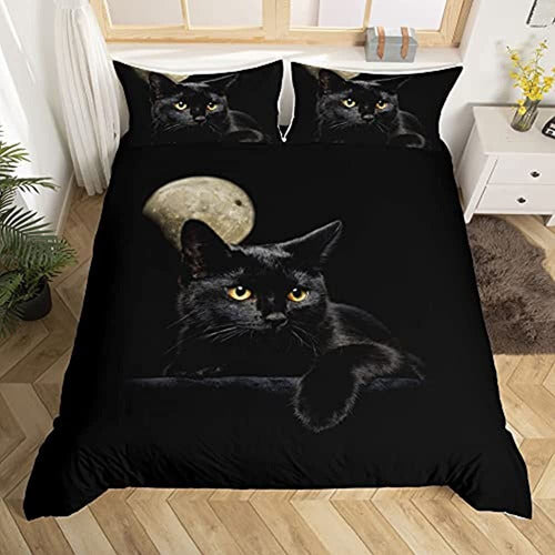 Erosebridal Cute Cat Bedding Set for Kids, Adorable Design 0