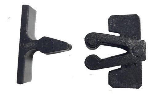 150-Pack Black Plastic Door Locking Shaft Retainer 0