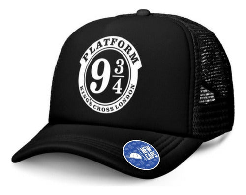 Newcaps Trucker Hat Platform 9 3/4 Harry Potter London Train 0