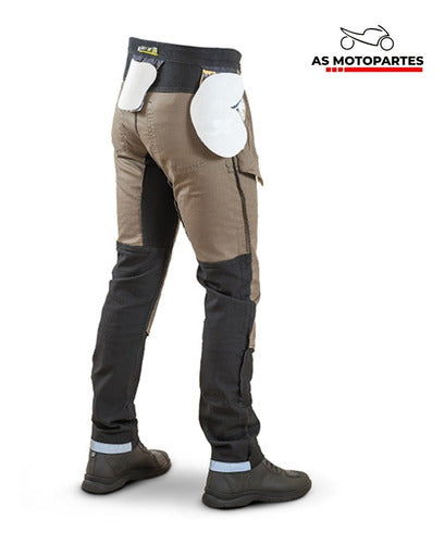 Solco Motorcycle Jeans S2 with Removable Protections - Asmotopartes 3