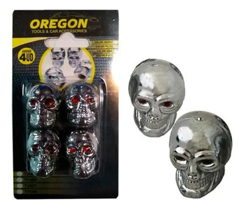 Oregon Universal Sports Valve Caps Set for Cars and Motorcycles 1