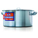 Gastronomic Aluminum Casserole with Lid 28cm 8L 0