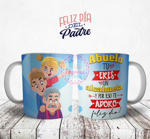 Plantillas Tazas Día Del Padre Super Papá Superheroe Sublima 1