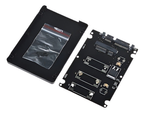 Sin Marca Negro Mini Pcie Msata Ssd De 2.5 Sata3 Tarjeta De Caso 7 Mm 0