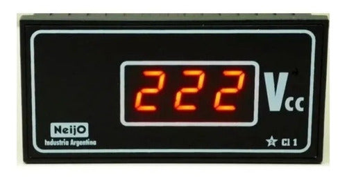 Neijo Digital Voltmeter VLN4824 10-30VDC 48x96mm 0