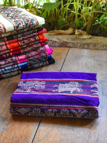 Pack of 2 Aguayo Norteño Inca Blankets 1.15 x 1.15 30
