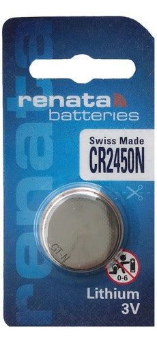 16 X Renata CR2450N 2450 Lithium Button Cell Batteries Swiss Original Blister Pack 0