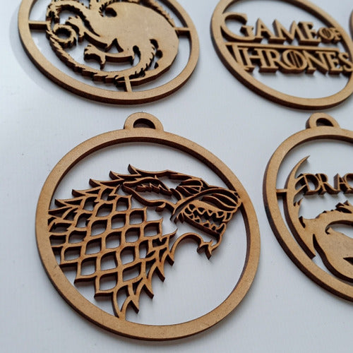 Esferas Fribrofacil Game Of Thrones Pack X 6uni Navidad 1