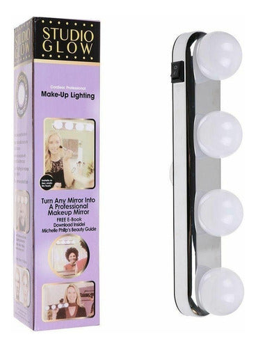 BAW Led Lights X4 Battery-Powered Makeup Mirror Vanity Lights 0