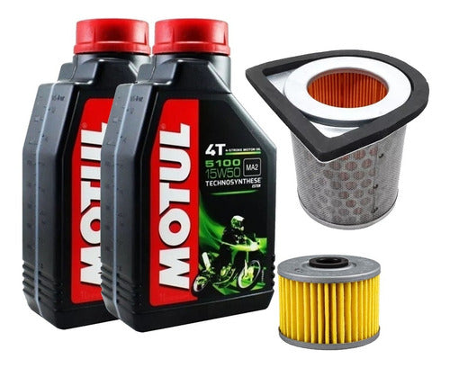 Kit Service Honda CBX 250 Twister Motul 5100 + Honda Filters 0