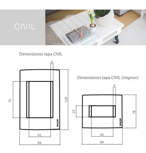 Kalop Civil 3-Point White Light Switch Assembly 2