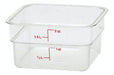 Square Polycarbonate Container Cambro 1.9 Liters G 0
