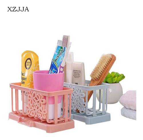 Crespo Solutions Small Organizing Basket for Bathroom and Kitchen 1