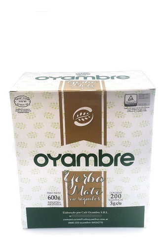 Café Oyambre Mate Cocido X200 Saquitos 1