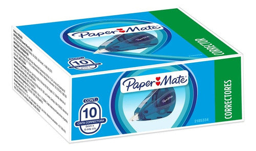 Paper Mate Correction Tape 5mm x 6mts - Pack of 10 0