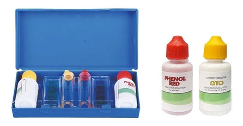 NATACLOR Test Kit for Measuring pH & Chlorine - Pools 1