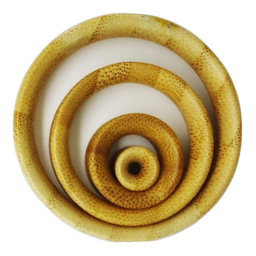 Natural Wood Tunnel Expander 16mm 18mm 20mm 22mm x2 Bavasa Ring 5