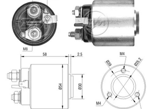 ZM Solenoid or Starter Automatic ZM 492 0