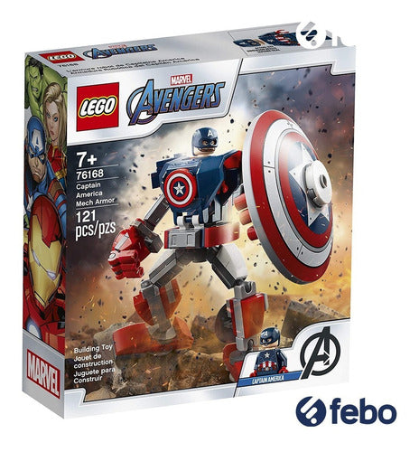 Lego Marvel Avengers 76168 Captain America Mech Armor and Shield 2