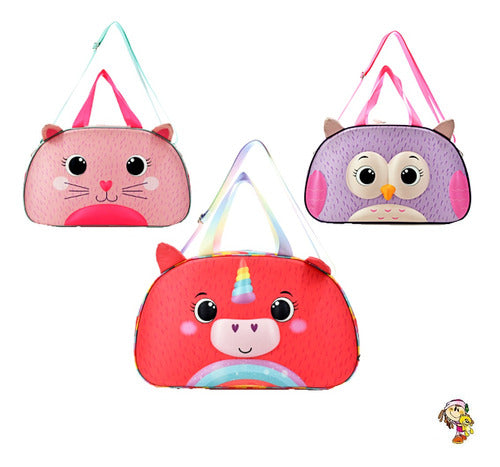 Importado Cko Bolso De Viaje Grande Animales Infantil Original Cute 5