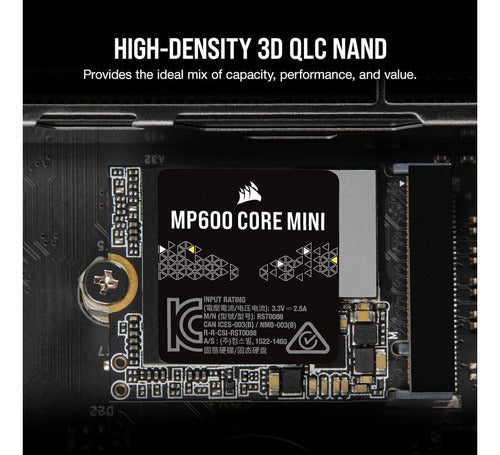 Ssd Nvme M.2 Corsair Mp600 Core Mini 1tb Pci-e 4.0 (2230) 2