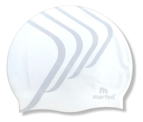 Swimming Cap Marfed Silicone Combined Colors for Pool 10