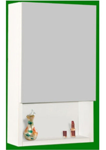 Amube Trento 30 X 50 Cm White Mirror Medicine Cabinet 4