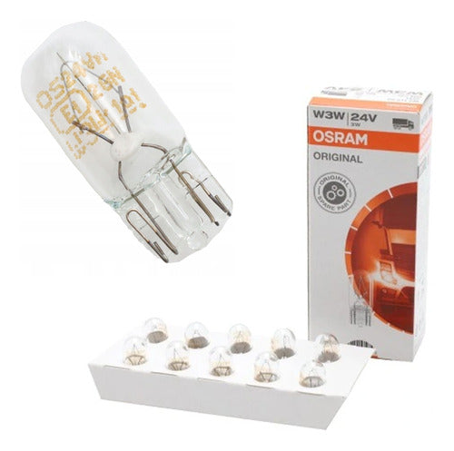 Osram Kit 10 T10 W3W Position Lamps Piojito 3W 24V Truck 0