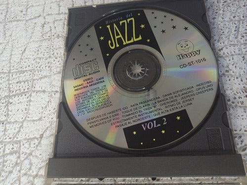 Cd Historia Del Jazz Volumen 2 Compact Disc Original 6