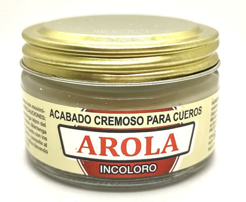 Arola Crema Cera Pomada Para Cueros Incoloro Lata 60 Cc 0