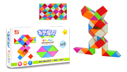 Qiyi Magic Snake Cube 60 Blocks Serpiente Mágica Ingenio 0