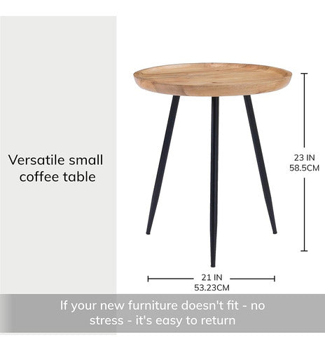 Mh London Side Table - Dilan Tri Pin Small Table. ¿pequeña M 3