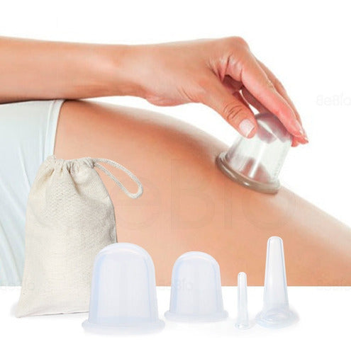 Be Bio Combo Copas Ventosas Chinas Silicona Cupping Cuerpo Completo 0