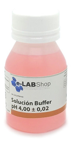 E-Labshop Solution Buffer for Calibration of pH Meters 4.00 x 60ml 0