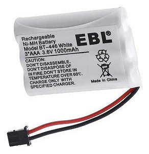 EBL 3pack 1000mAh 3.6V Ni-MH Battery BT-446 De 446 BP BT-1005 TE 3