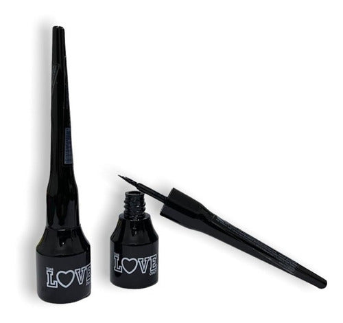 Tejar Love Crazy Liquid Eyeliner with Brush Tip (Pack of 6) 0