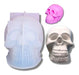 Doctor Glitter Silicone Skull Mold Solid Smooth 0