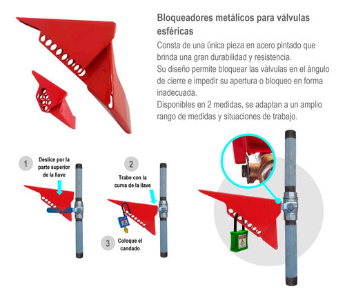 Bloqueador Servus Válvula Esférica De 31.8mm-76.2mm 2