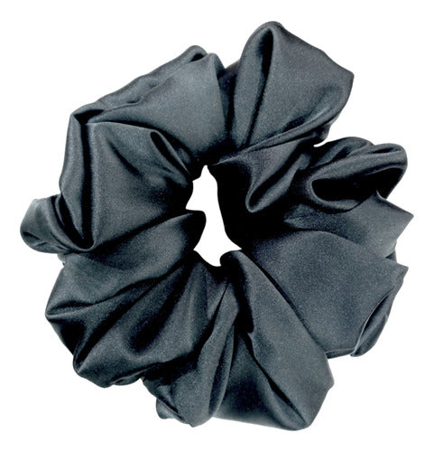 Luxe Satin Solid Color Scrunchies 23