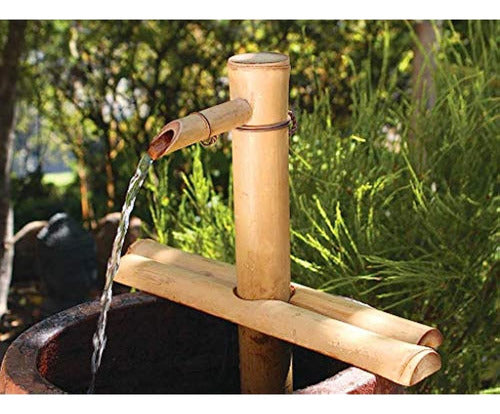 Bamboo Accents 12-Inch Adjustable Nozzle and Pump Fountain Kit 0