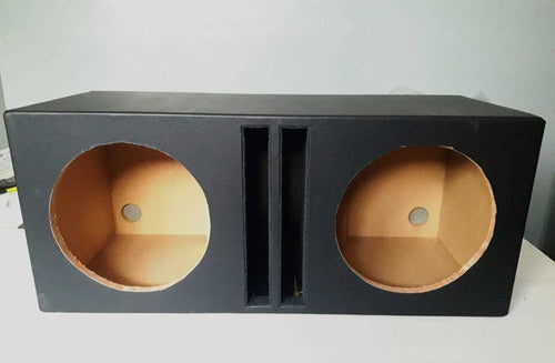 Muncar Caja Acustica Mdf Subwoofer Doble 12 Slot Port Litrada 0