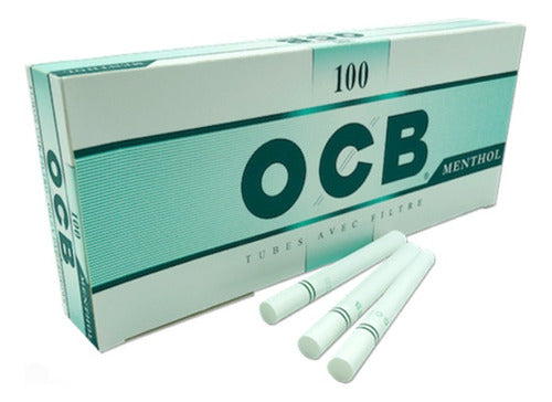 OCB Menthol Tubes X 4 Boxes X 100 Units Sale!!! 0