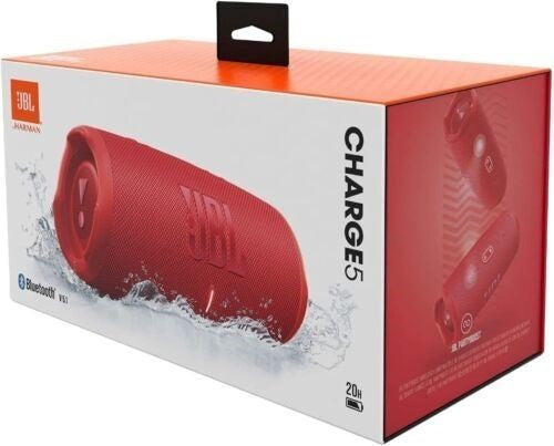 Parlante Portatil Jbl Charge 5 Bluetooth Rojo Tranza 0